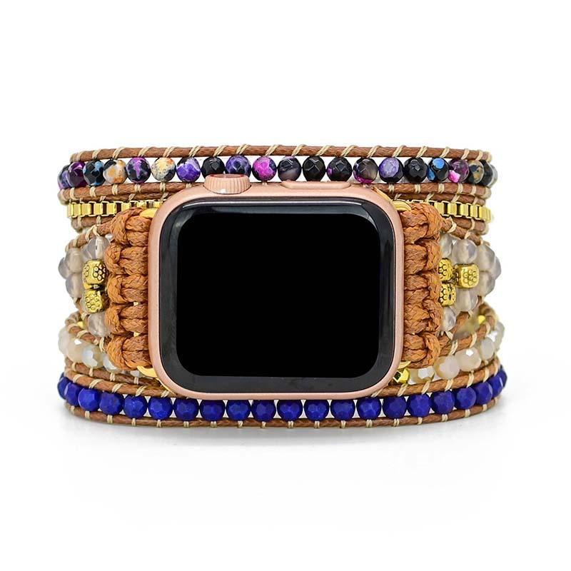 HELENDE AGAAT EDELSTEEN APPLE HORLOGEBAND