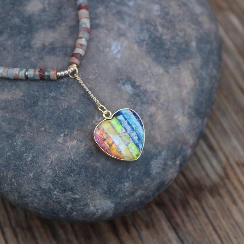 SLANGENHUID STEEN CHAKRA HELENDE SET