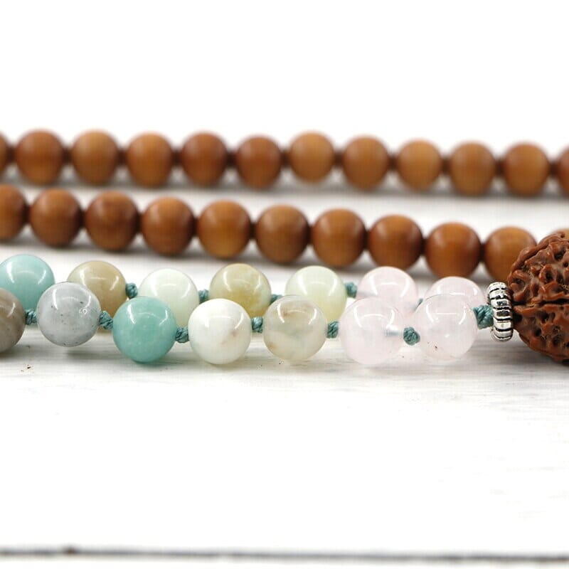 KALMEREND AMAZONIET & SANDELHOUT MALA KETTING