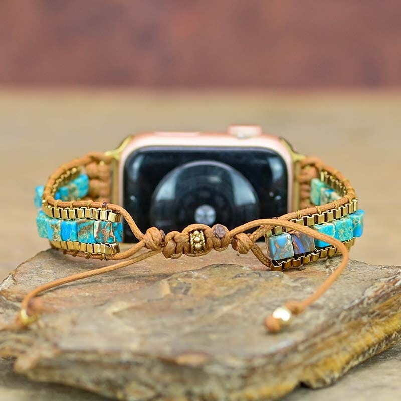 OPVALLENDE SERENITEIT KEIZER & HEMATIET APPLE HORLOGEBANDJE