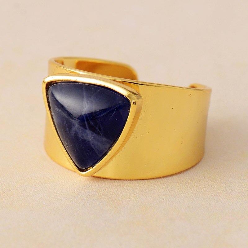 HYPNOTISERENDE CHARM AMETHIST TURKOOIS & LAPIS RING