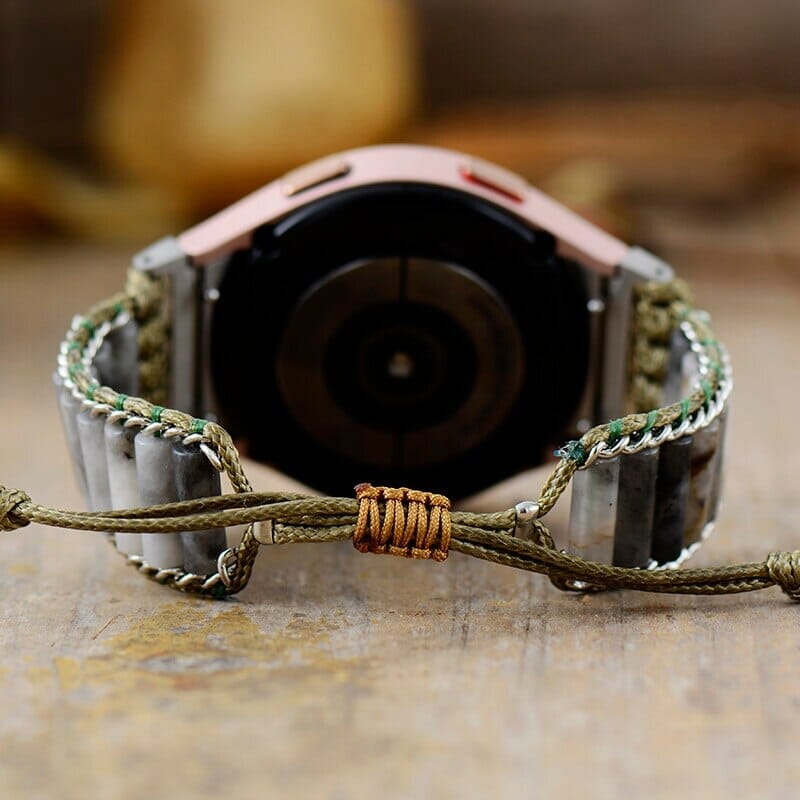 EEUWIGE MACHT NATUURLIJK EDELSTEENBANDJE VOOR SAMSUNG GALAXY SMART WATCH 4