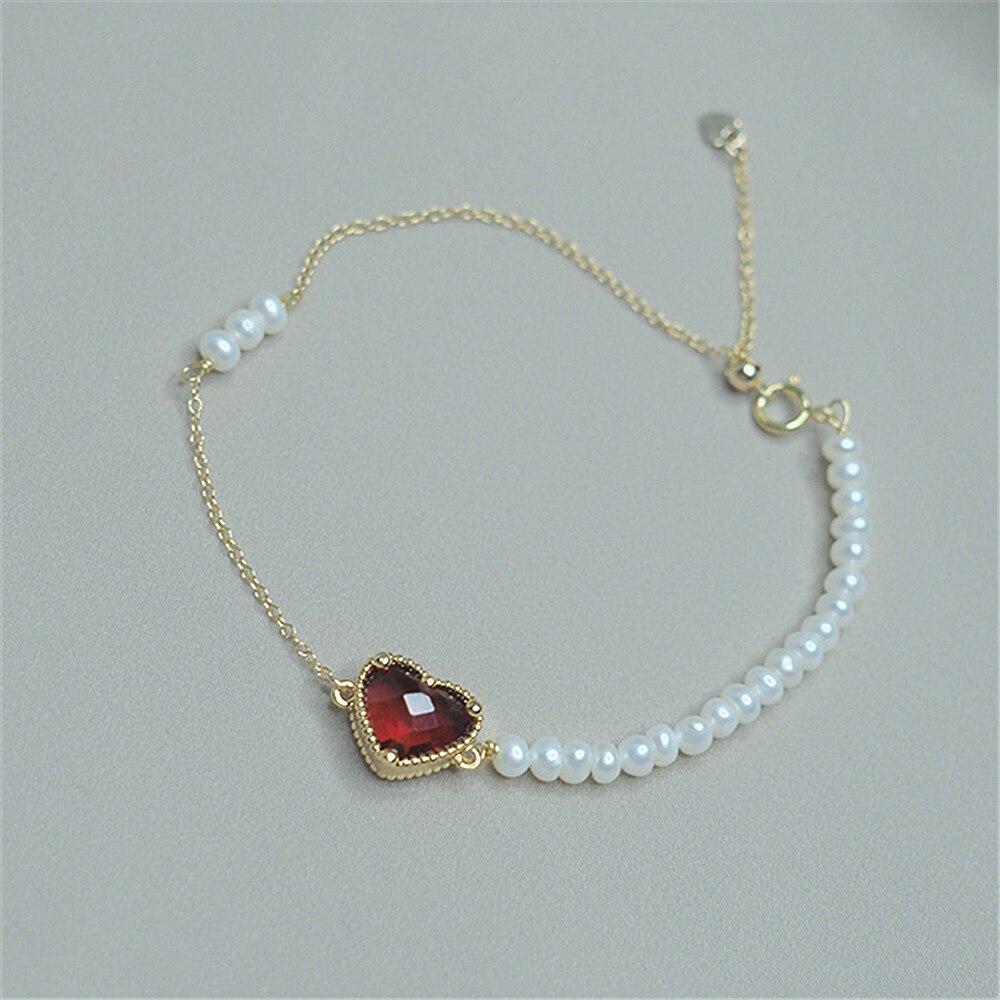 NATUURLIJKE PAREL KLASSIEKE 'LOVERS' ARMBAND