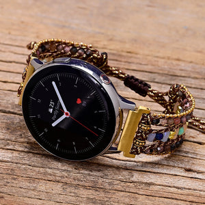 BETOVERENDE HEERLIJKHEDEN NATUURLIJKE EDELSTEEN SAMSUNG HORLOGEBANDJE