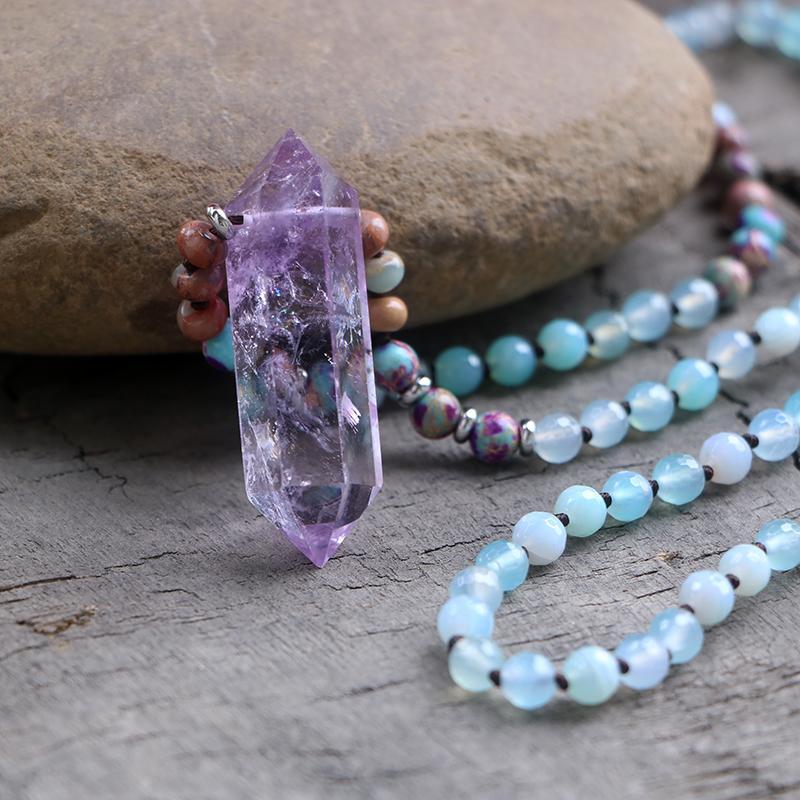 THERAPEUTISCHE AMETHIST HANGER COLLIER