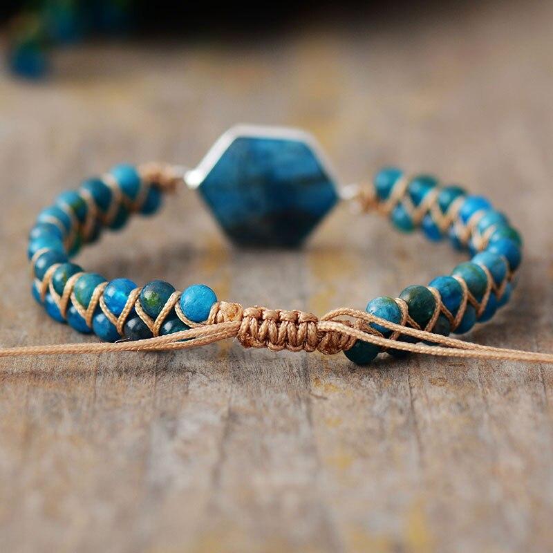 GEOMETRISCHE GEVLOCHTEN VRIENDSCHAPSARMBAND