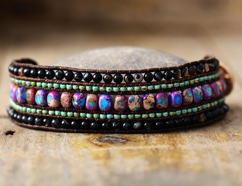 "LIGHTNING IN THE NIGHT" WIKKELARMBAND