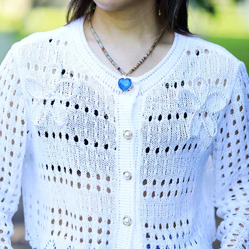 APATIET & LABRADORIET STORMY NIGHTS HART HANGER MET JASPIS KRALEN