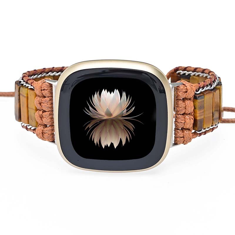 WAARACHTIGE KRACHT TIJGEROOG FITBIT HORLOGEBAND