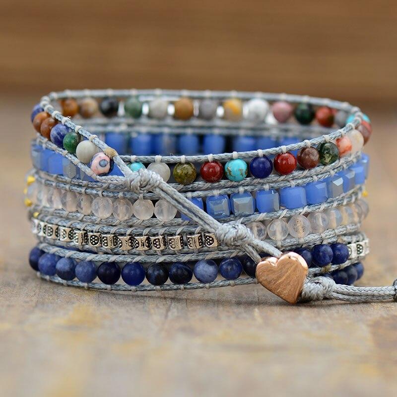 SODALIET & AGAAT EDELSTEEN APPLE HORLOGEBANDJE