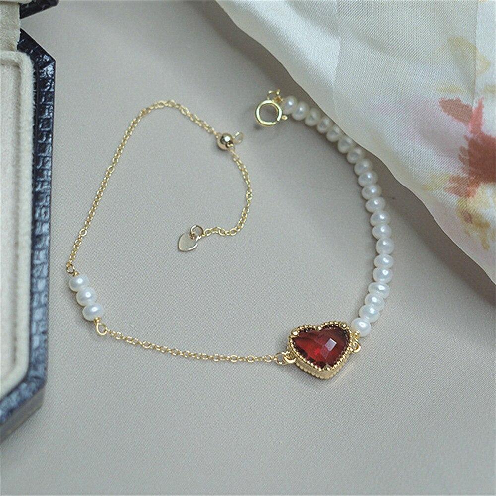 NATUURLIJKE PAREL KLASSIEKE 'LOVERS' ARMBAND