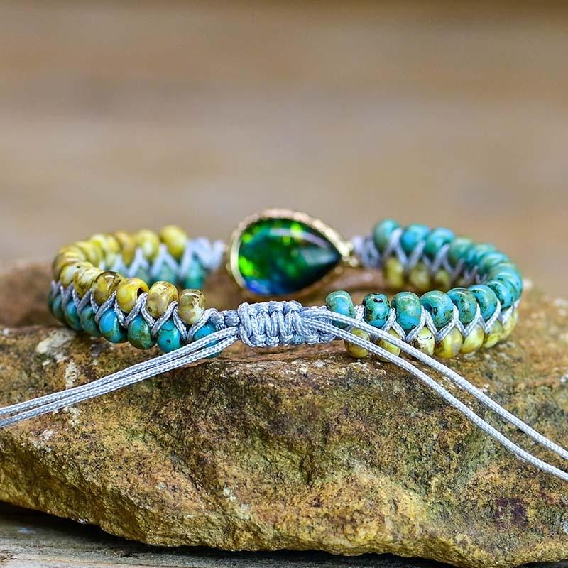 MYSTIC JUNGLE OPAL DROP ARMBAND