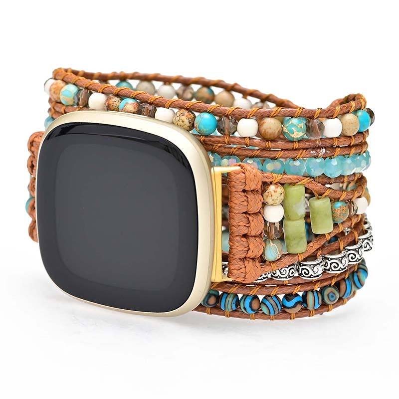 SERENE SEAS EMPEROR STEEN FITBIT HORLOGEBANDJE