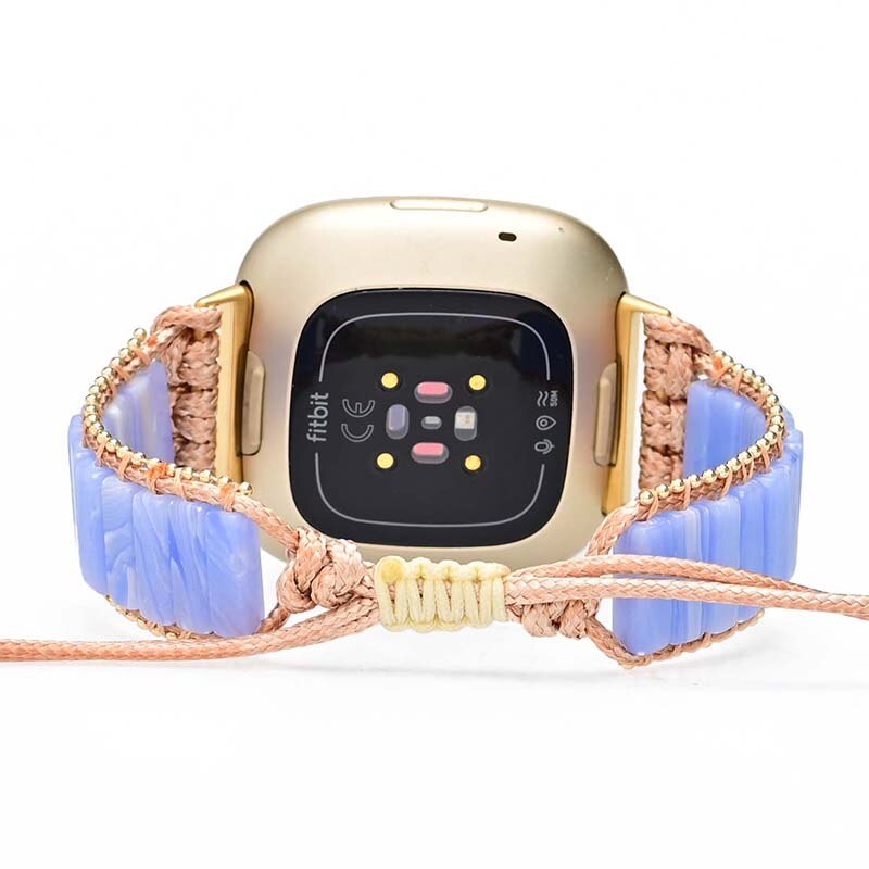 ETHERISCHE AGAAT FITBIT HORLOGEBANDJE