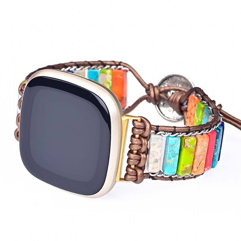 CHAKRA BALANCERENDE KEIZERSTEEN FITBIT HORLOGEBANDJE