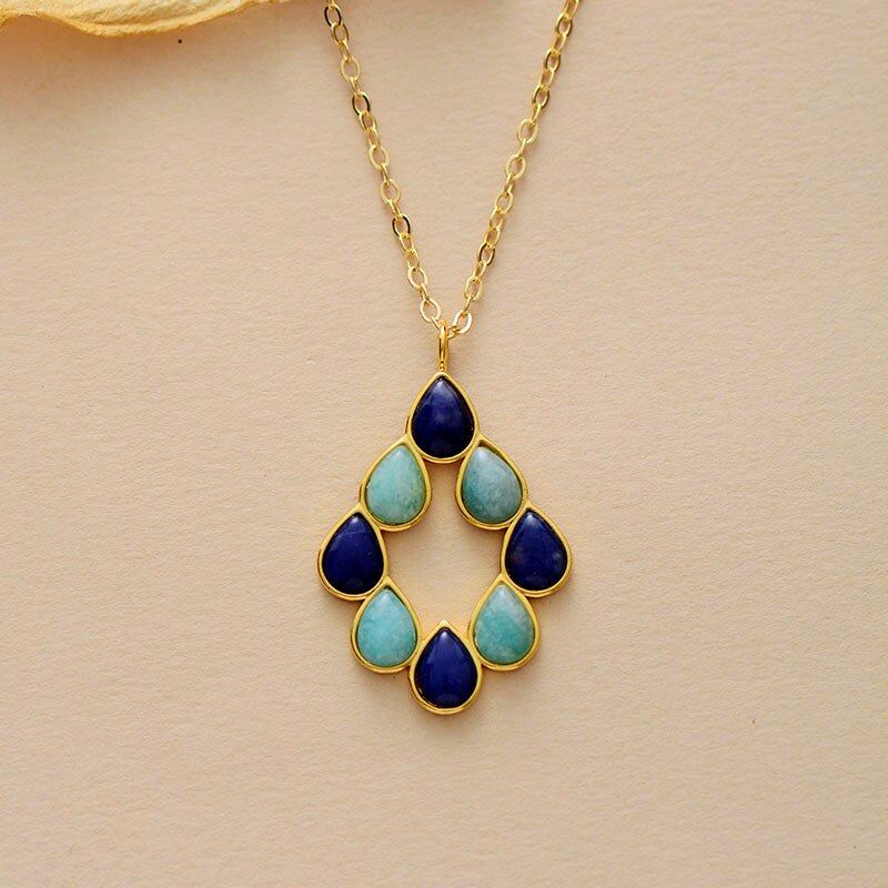 DE HELENDE KRACHT VAN TWEE MINERALEN HANGER KETTING