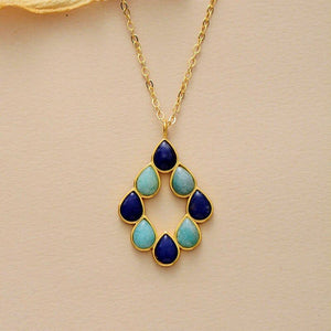 DE HELENDE KRACHT VAN TWEE MINERALEN HANGER KETTING