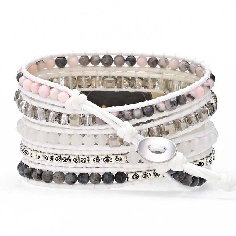 SIMPELWEG ONWEERSTAANBAAR ZEBRA STENEN FITBIT HORLOGEBANDJE