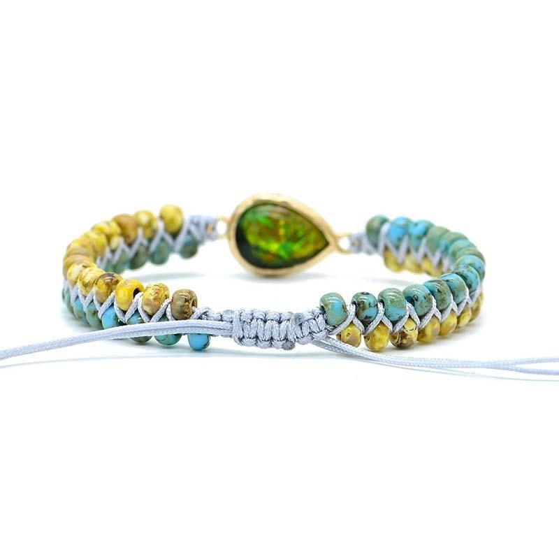 MYSTIC JUNGLE OPAL DROP ARMBAND