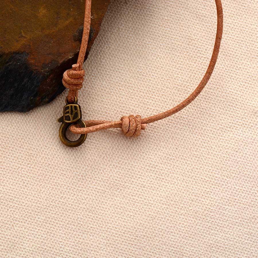 EENVOUDIGE SCHOONHEID TURQUOISE & PYRIET KETTING