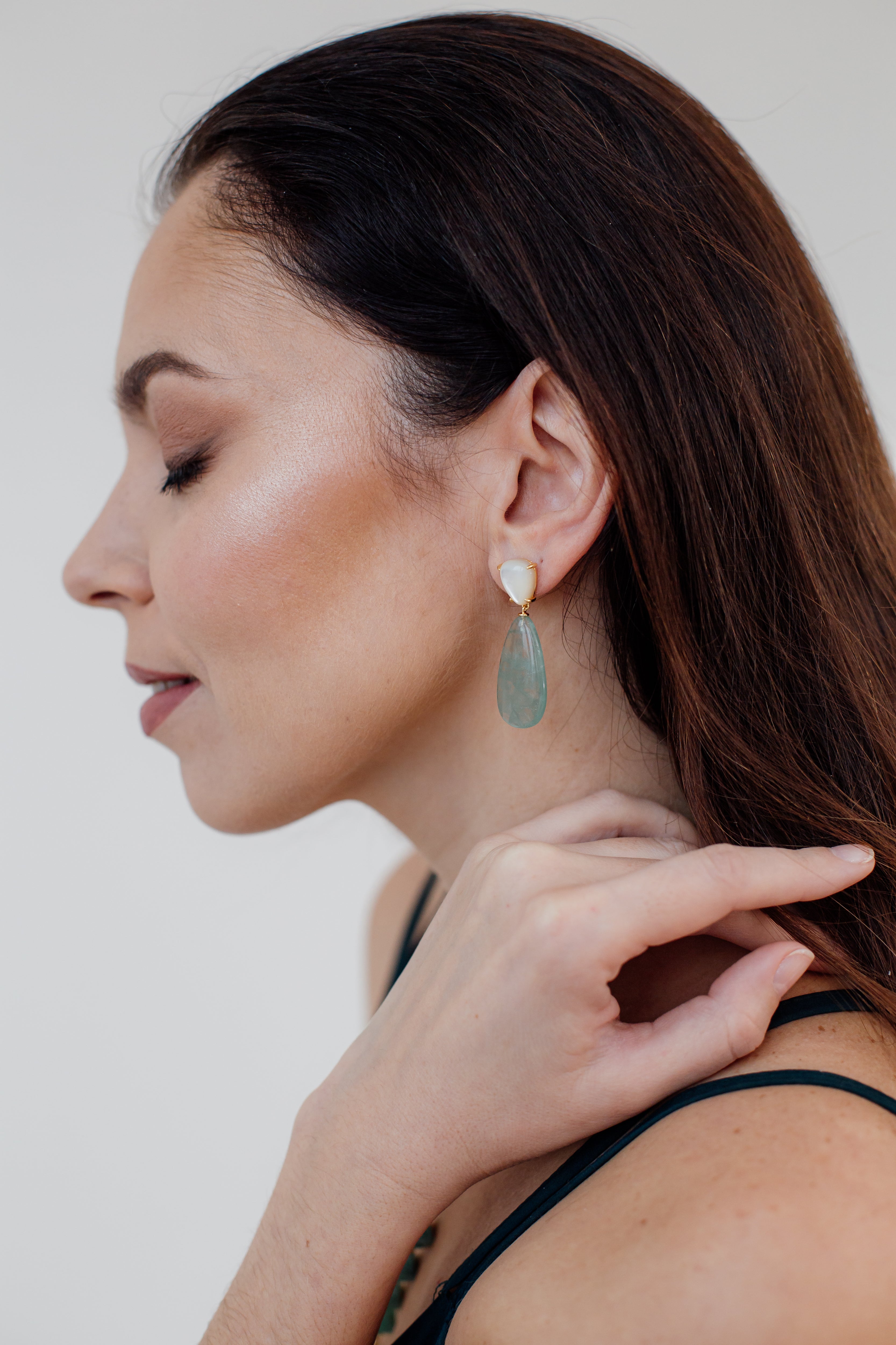 HELDERHEID & VERTROUWEN FLUORIET OORBELLEN