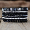 Monochroom Mozaïek Agaat Armband