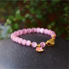 Serene Bloesem Roze Opaal Armband