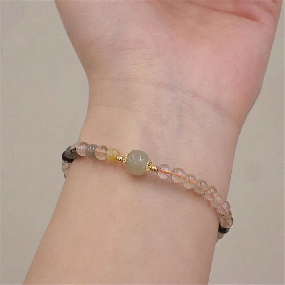 Ethereal Balance Natuurlijke Edelstenen Armband