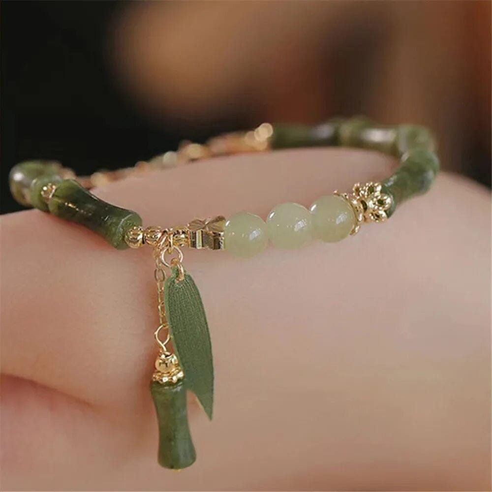 Bamboe Oase Hetian Jade Armband