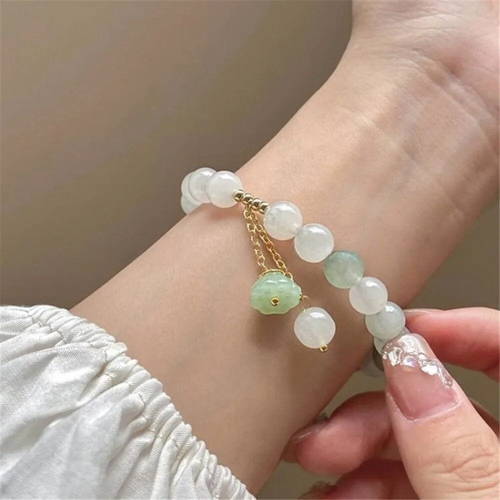 Emerald Bloom Natuurlijke Edelstenen Armband