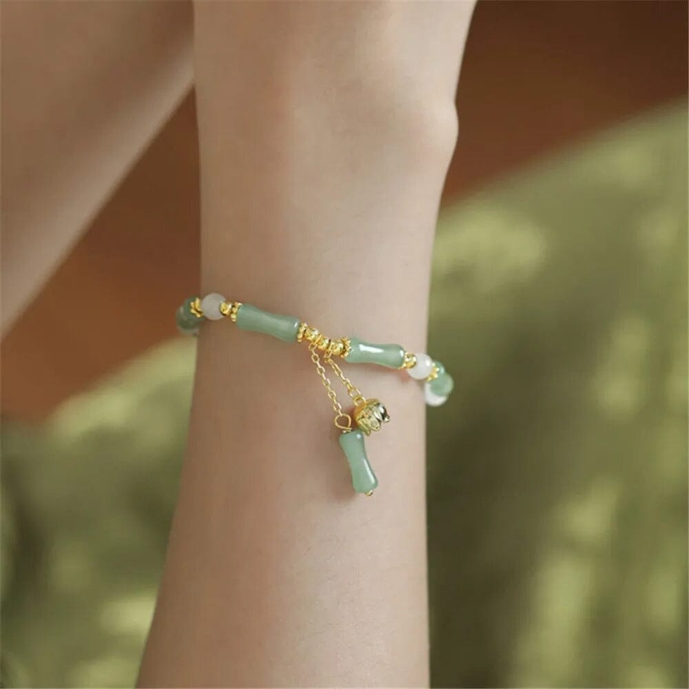 Harmonie van de Natuur Jade & Aventurijn Armband