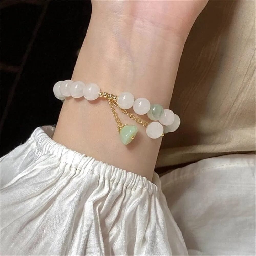 Emerald Bloom Natuurlijke Edelstenen Armband