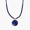 SCHITTERENDE RONDE LAPIS KETTING