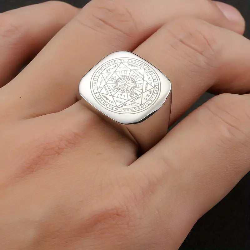 Ring van de 7 Engelen van Salomo voor het Manifesteren van Welvaart