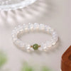 Harmony Haven Witte Agaat en Hetian Jade Armband