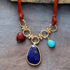 MESMERIZING CHARM SPELL LAPIS LAZULI & TURKOOIS KETTING