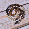 ABUNDANT SOUL NATUURLIJKE EDELSTEEN MALA KETTING