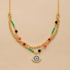 GOEDE AURA KWAAD OOG BOHO GOUDEN KETTING