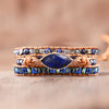 CLEAR VISION LAPIS LAZULI WIKKELARMBAND