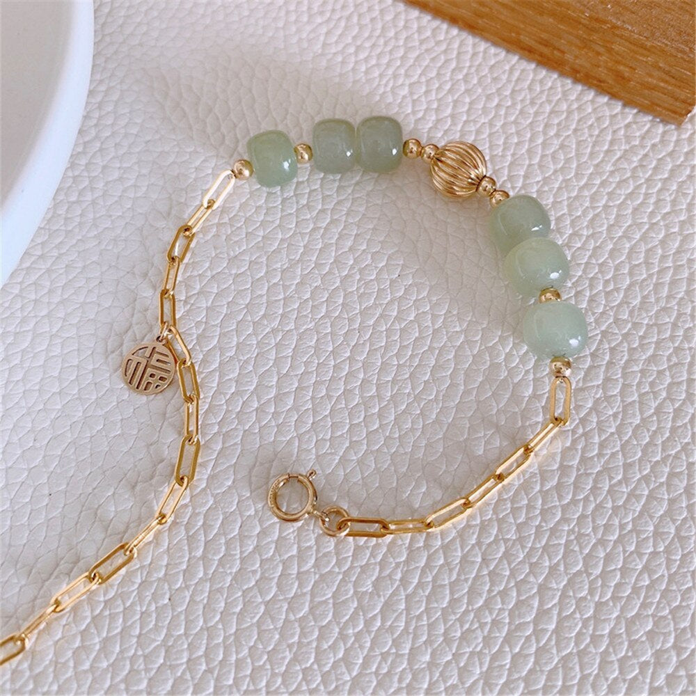 LUCKY GRACE HETIAN JADE ARMBAND