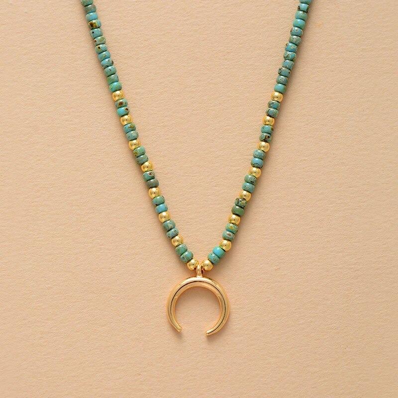 GOLDEN VISION BIJOUX HANGER KRAAL KETTING