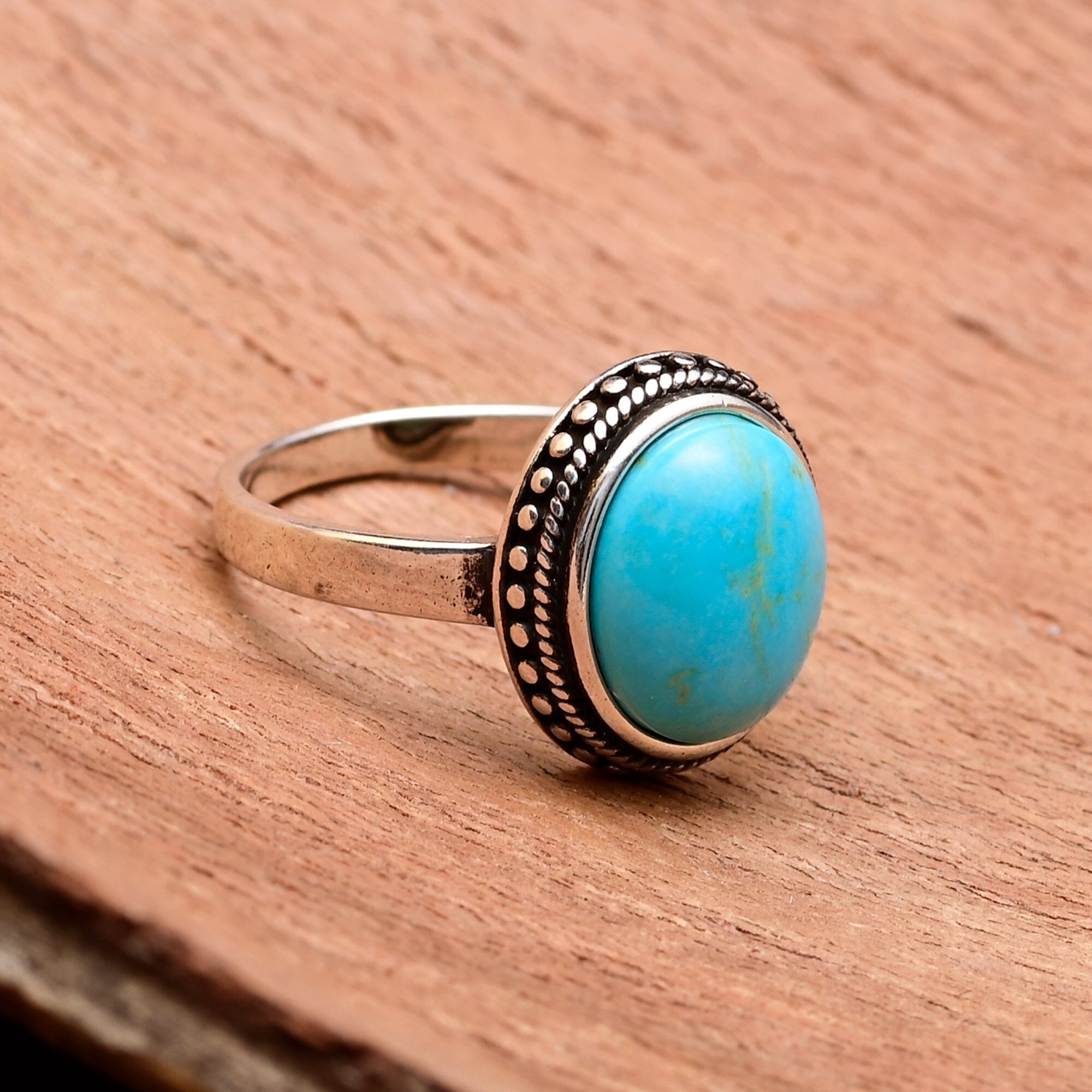 LUCINA - TURQUOISE ZEGENINGEN RING