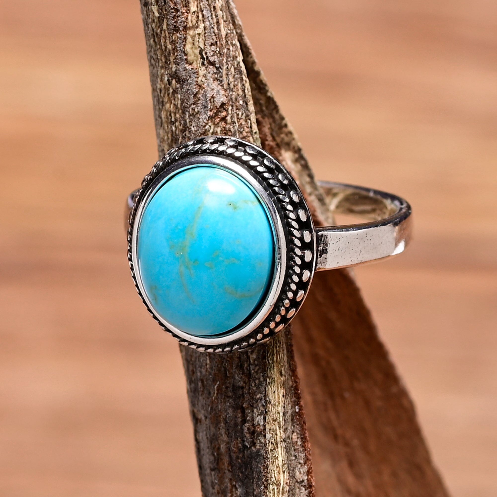 LUCINA - TURQUOISE ZEGENINGEN RING