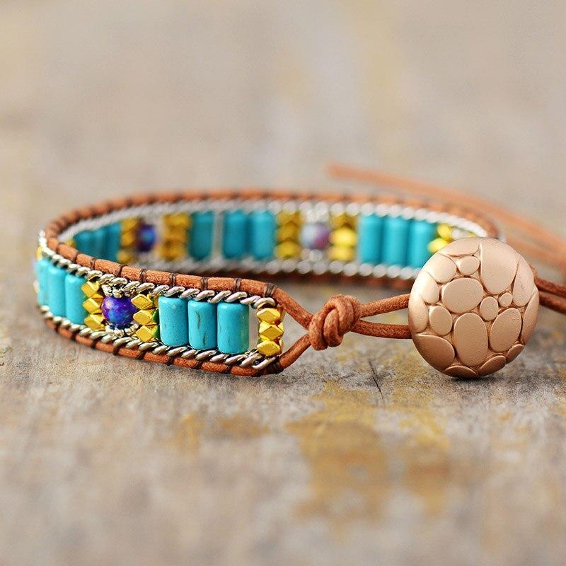 TURQUOISE ZON ARMBAND