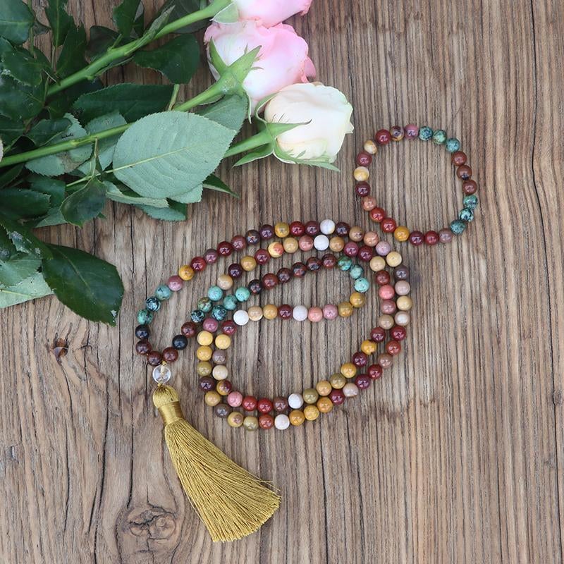 MOOKAITE AARDENDE MALA + ARMBAND SET