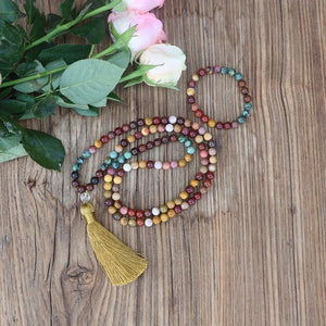 MOOKAITE AARDENDE MALA + ARMBAND SET