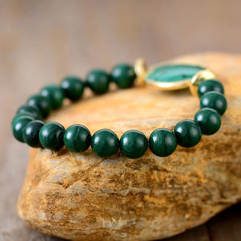 MALA ARMBAND VAN NATUURLIJK ZEST MALACHIET