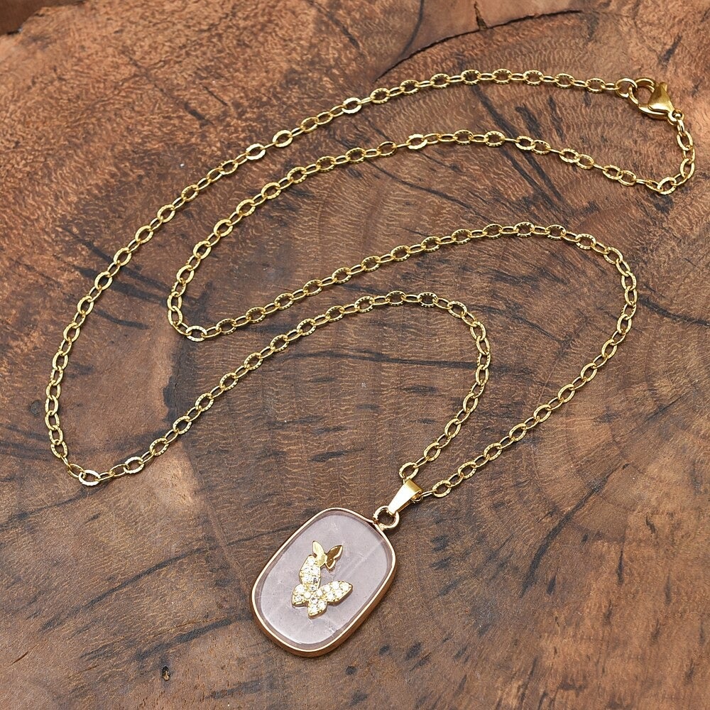 LOTUS ZUIVERHEID REGALIET JASPIS OORBELLEN & KETTING SET