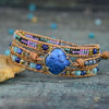 ENERGETISCHE HELENDE BLAUWE VEIN STENEN ARMBAND