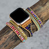 IRISERENDE HARTEN EDELSTEEN APPLE WATCH BAND